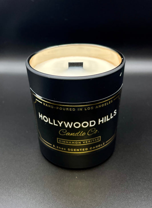 Cinnamon Veritae: 8.24 oz Wooden-Wick Scented Candle