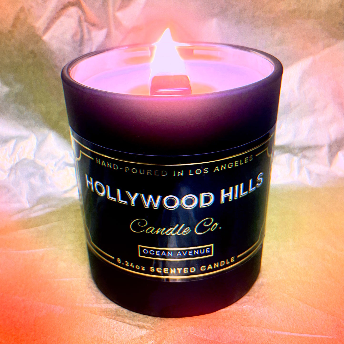 Ocean Avenue: 8.24 oz Wooden-Wick Scented Candle