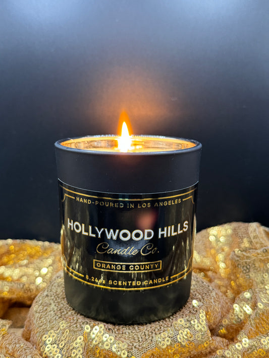 Orange County: 8.24 oz Wooden-Wick Scented Candle