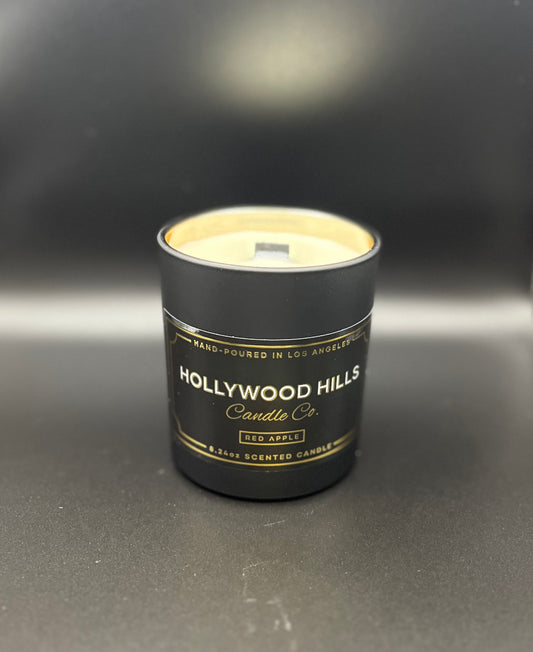 Red Apple: 8.24 oz Wooden-Wick Scented Candle